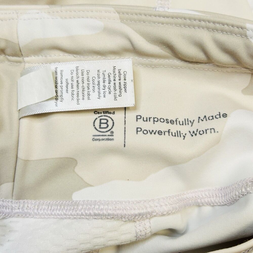 Athleta Womens Camo Contender 7/8 Tight leggings White Beige Size XS - Picture 7 of 13